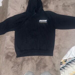 Gildan Black Hoodie with Logo